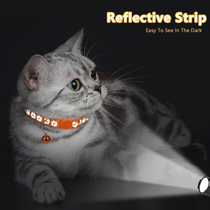 Reflektierendes Katzenhalsband mit