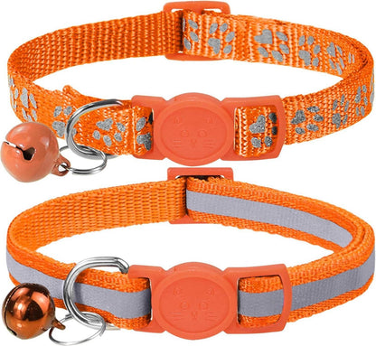 Reflektierendes Katzenhalsband mit Sicherheitsverschluss und