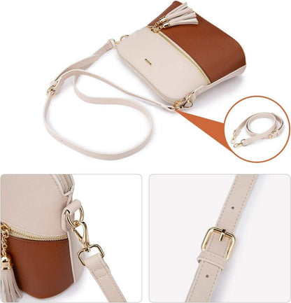 3er Set Handtasche Schultertasche Umhängetasche in Kunstleder