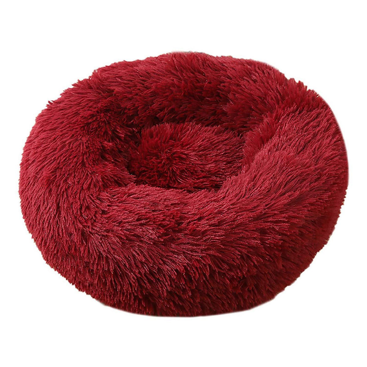 Flauschiges Hundebett Deluxe – Rundes Kuschelbett für Große Hunde