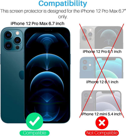 LK 3+3 Hartglas Displayschutz für iPhone 12 Pro Max
