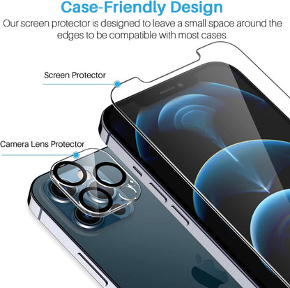 3x LK Hartglas Displayschutz iPhone 12 Pro Max Kratzfest