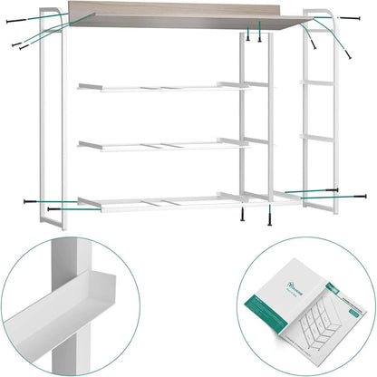 YITAHOME Kommode 7 Schubladen Stoff Schrank Aufbewahrung