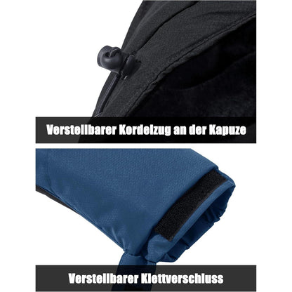 Herren Winter Skijacke Fleece Gefüttert Outdoor Wasserdicht