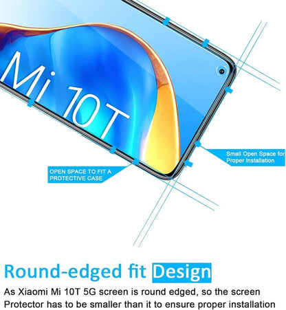 Panzer Schutz Glas für Xiaomi Mi 10T 5G, Mi 10T Pro 5G 9H Ultra-klar