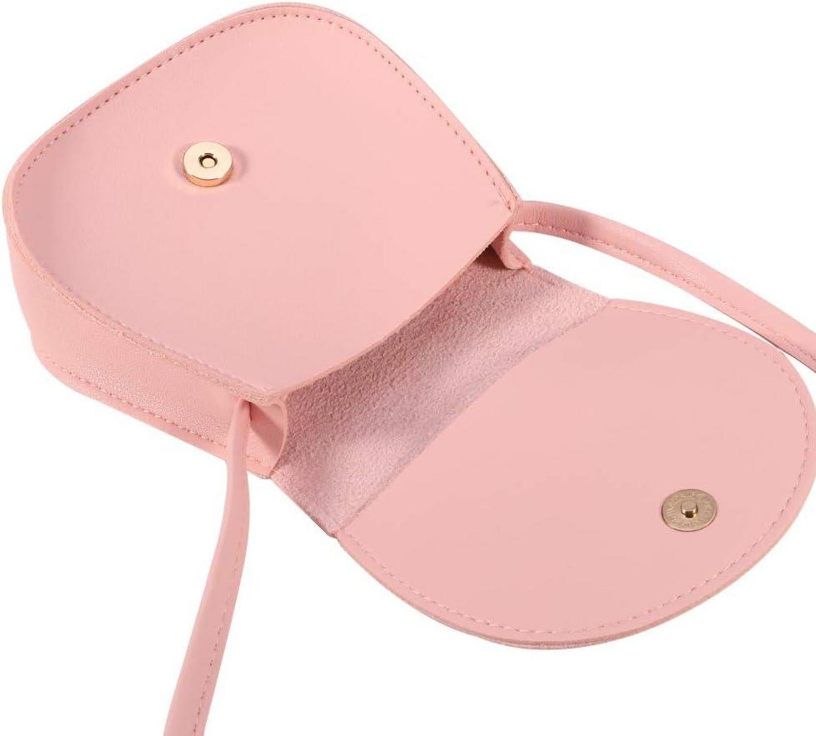 Heyu-Lotus Kinder Umhängetasche Mädchen Mini Handtasche Hase Rosa