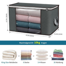 Budding Joy 2-Pack 90L Large Storage Bags with Lid and
