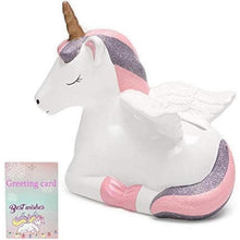 Einhorn Spardose Keramik Groß Mädchen Dekoration Geschenk