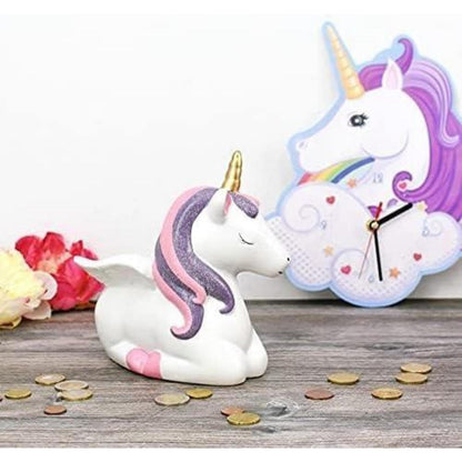 Einhorn Spardose Keramik Groß Mädchen Dekoration Geschenk