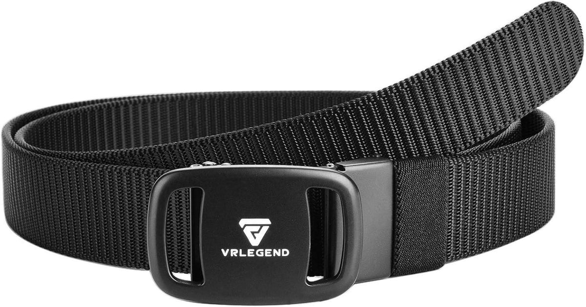 Taktischer Automatik Nylongürtel Schwarz Verstellbar Waterproof