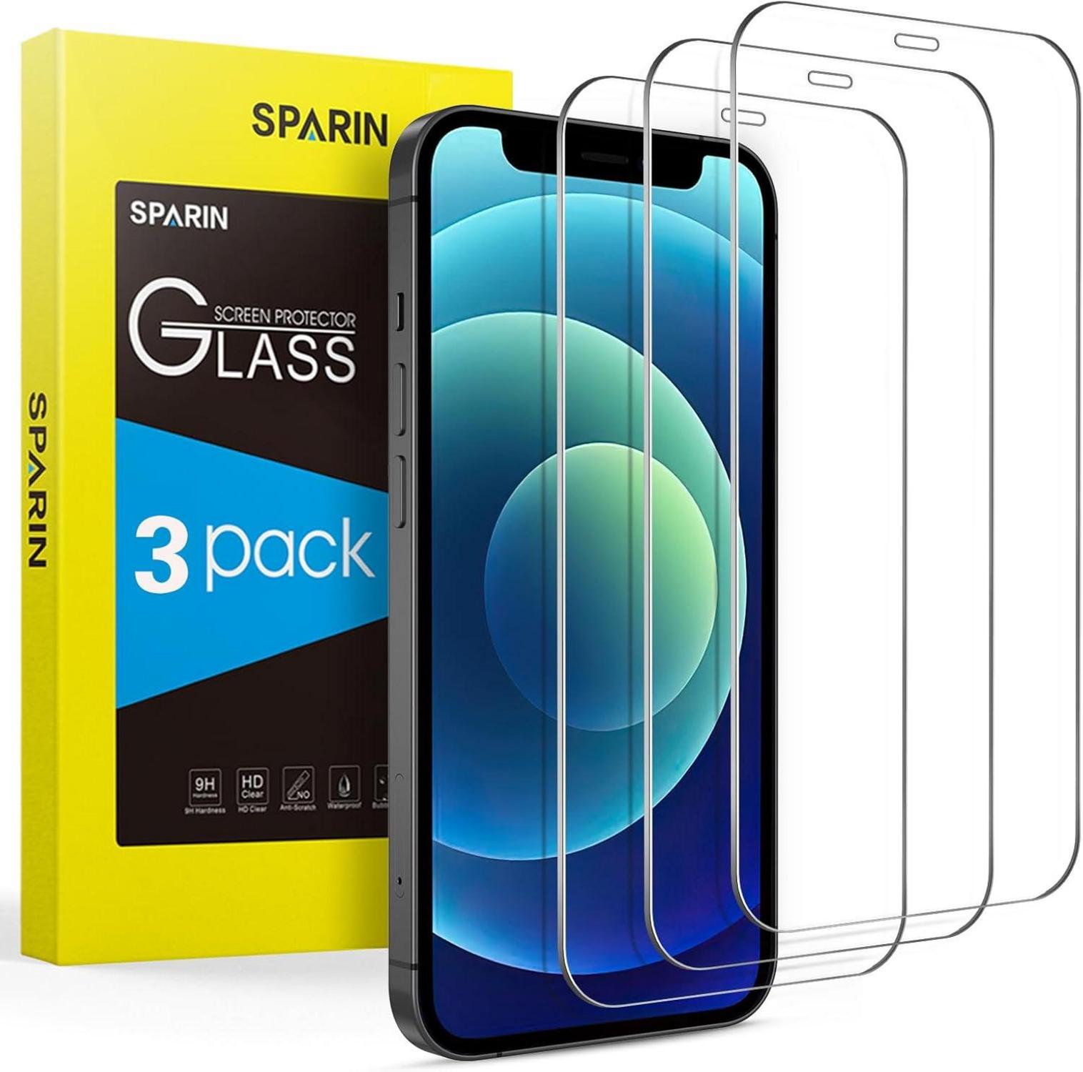 Displayschutz Panzerfolie für iPhone 12/12 Pro 6,1 Zoll 3er Set