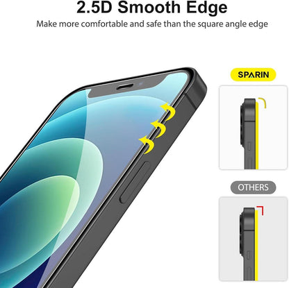 SPARIN Panzerfolie iPhone 12Pro 12 Displayschutzfolie 9H