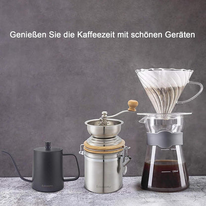 Pour Over Kaffeekanne 350ml Edelstahl Handtropfkessel SwDe Auslauf