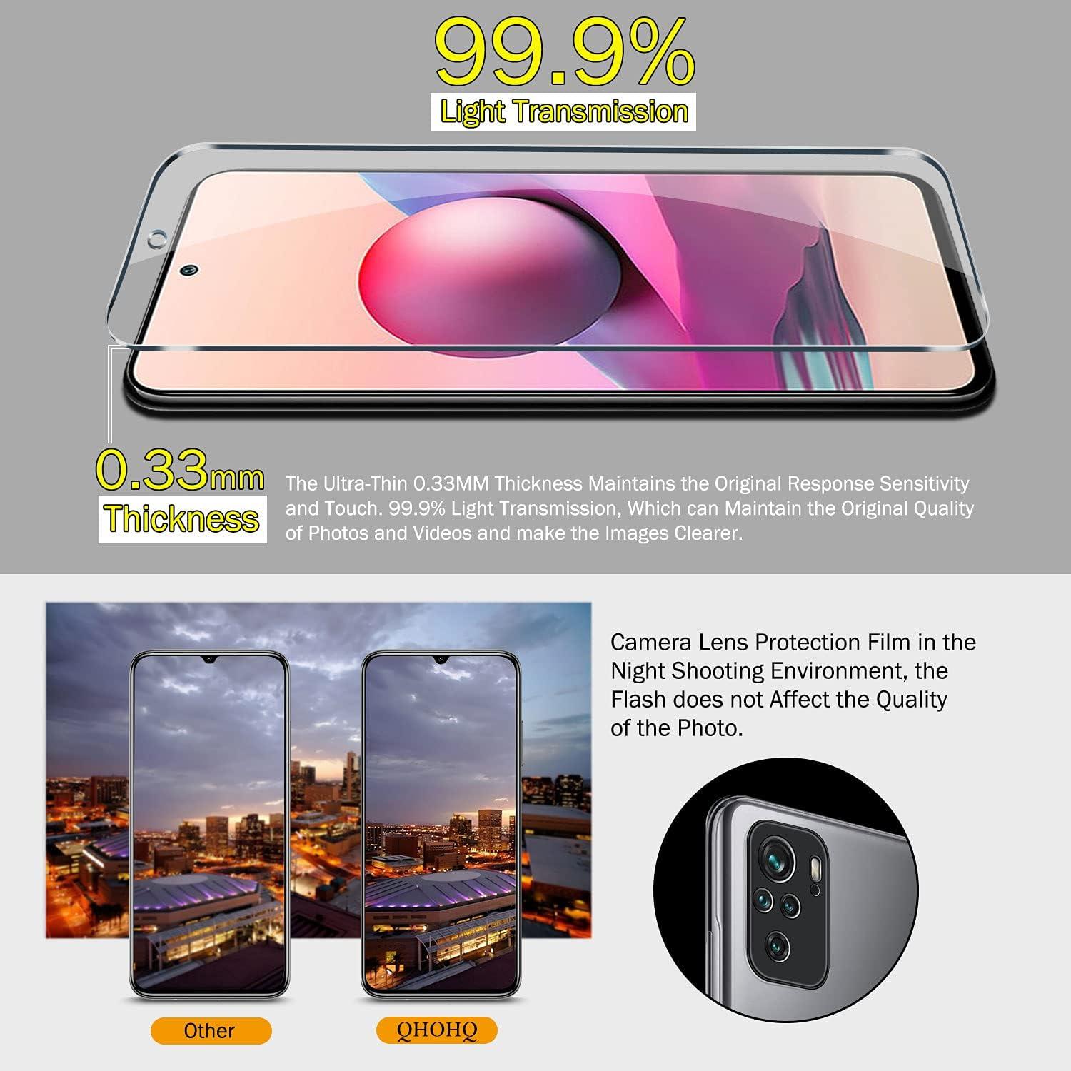 Schutzfolie Xiaomi Redmi Note 10/Note 10S + Kamera Panzerfolie 9H