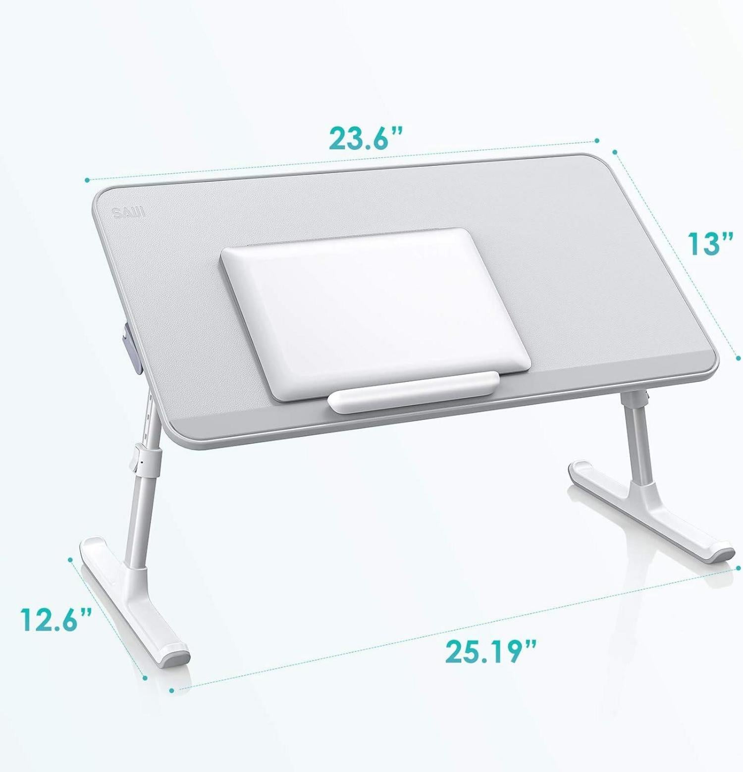 Laptop-Betablett PVC-Leder verstellbar tragbar faltbare Beine