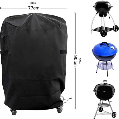 Grillabdeckung 210D Oxford Fabric Rund 77x90cm