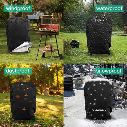 Hochleistungs-Grillabdeckung 210D Oxford Fabric wasserdicht 77x90cm