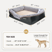 XXL Hundebett Grosse Hunde Orthopädisches Hundebett waschbar