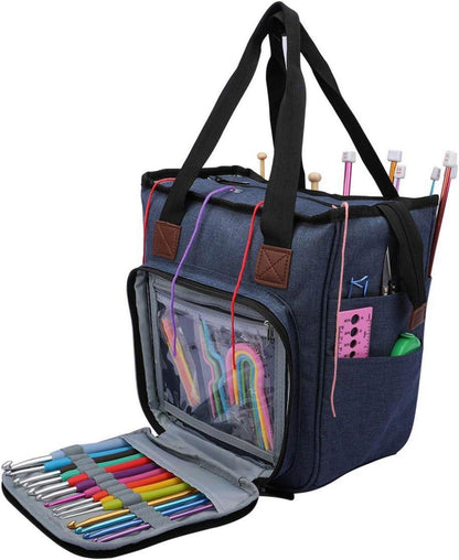 Basteltasche Garn Organizer Häkeln Stricken Kreuzstich  Oxford-Stoff