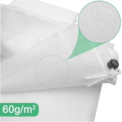 Winterschutz Pflanzen Frostschutz Kübelpflanzensack 2er Set 80x100cm