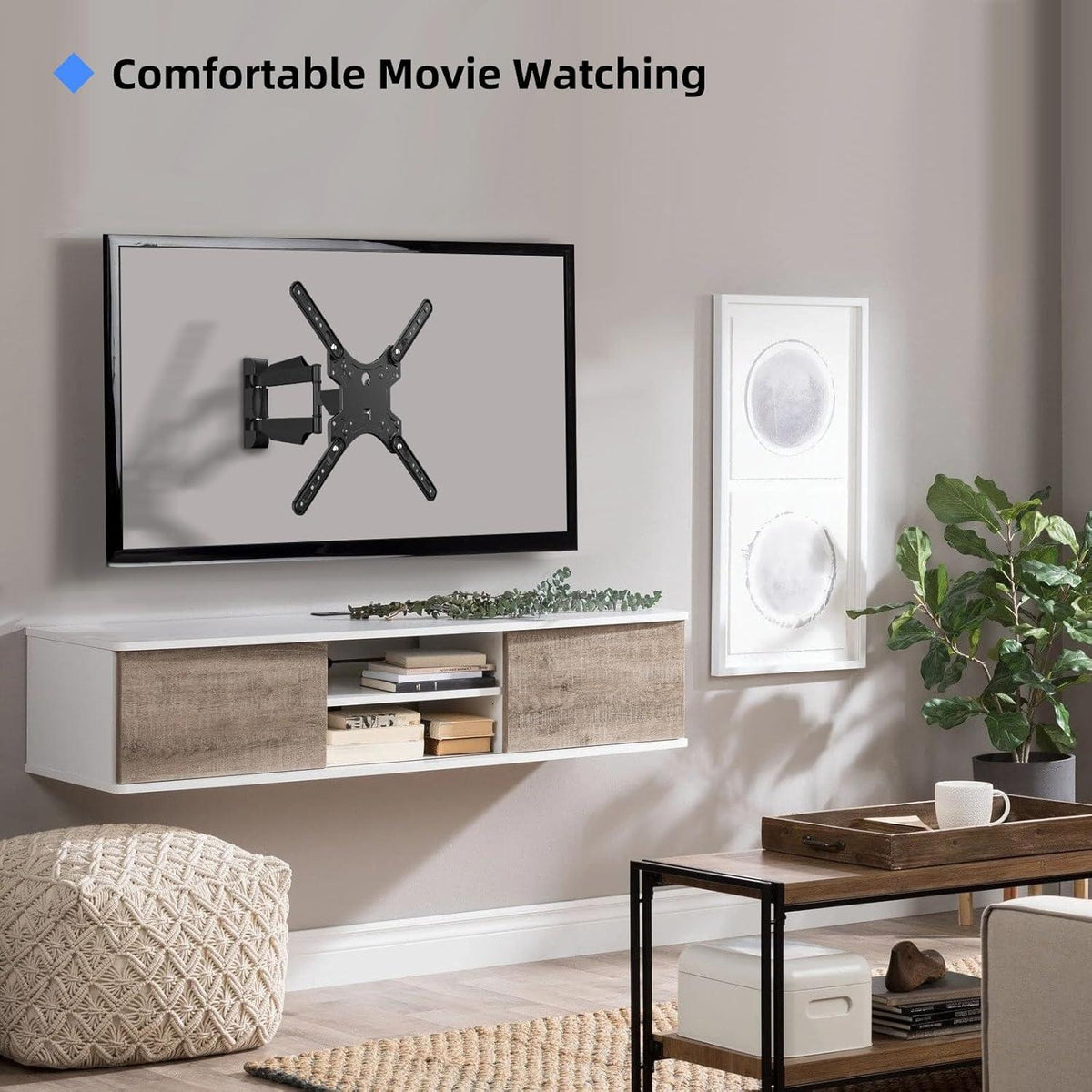TV Wandhalterung Schwenk Neig Auszieh 32-55 Zoll VESA 400x400mm