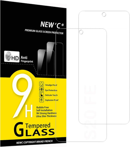 Panzer Schutz Glas Samsung Galaxy S20 FE 5G 2er Set 9H HD Schutzfolie