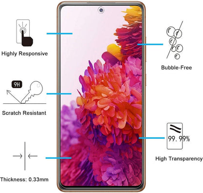 Panzer Schutz Glas für Samsung Galaxy S20 FE 5G, 2 Stück