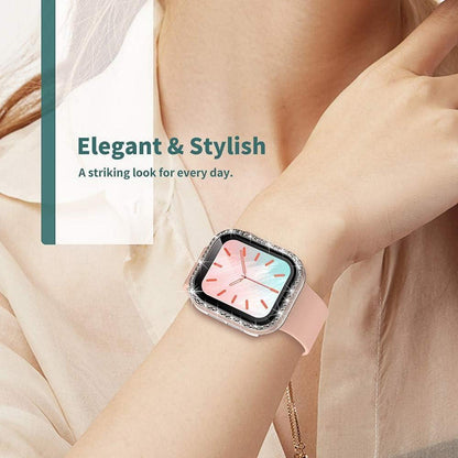 Schutzhülle für Apple Watch 44mm mit Displayschutz, transparent
