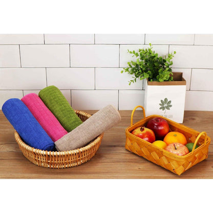 8er-Set Microfaser Küchentücher 45x65cm Grün