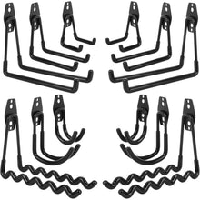 12 Stück Wandhaken Garage Schwerlast Doppelhaken Storage