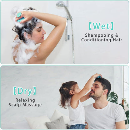 Kopfhaut Massagebürste Silikon Shampoo Peeling Bürste Haarwachstum