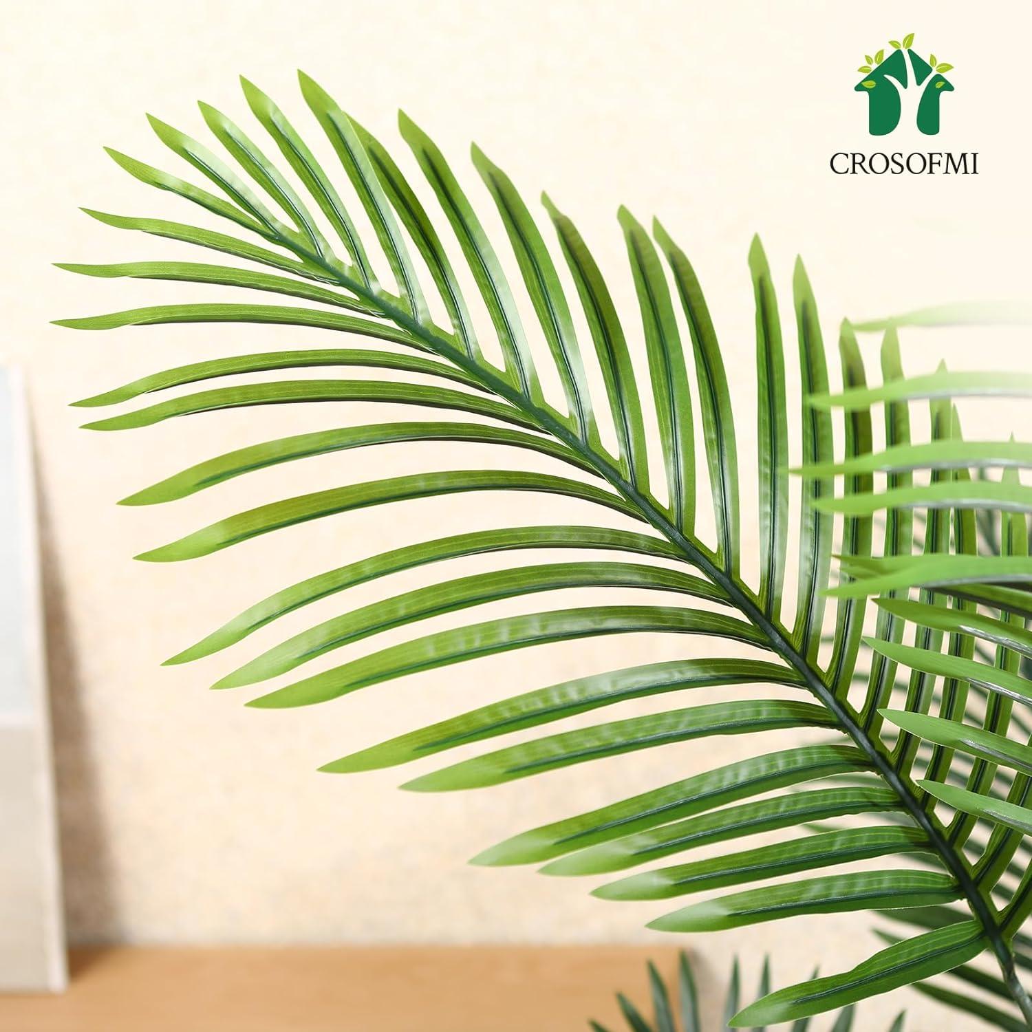 Kunstpflanze Palme 170 cm künstlich im Topf Wohnzimmer