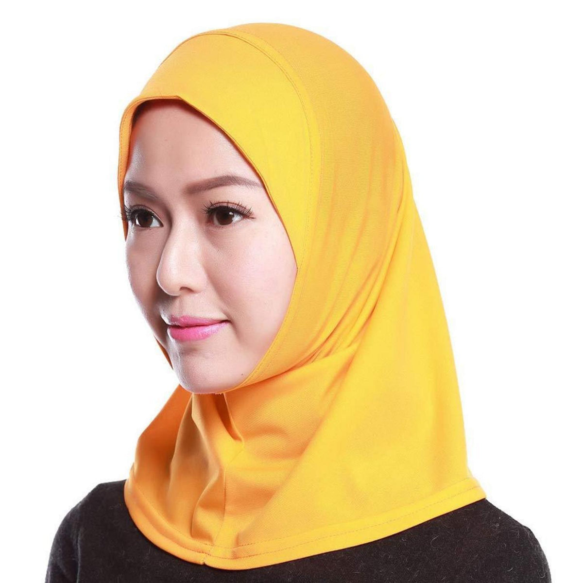 Muslimischer Baumwoll Hijab Schal mit Kapuze – 20 Farben