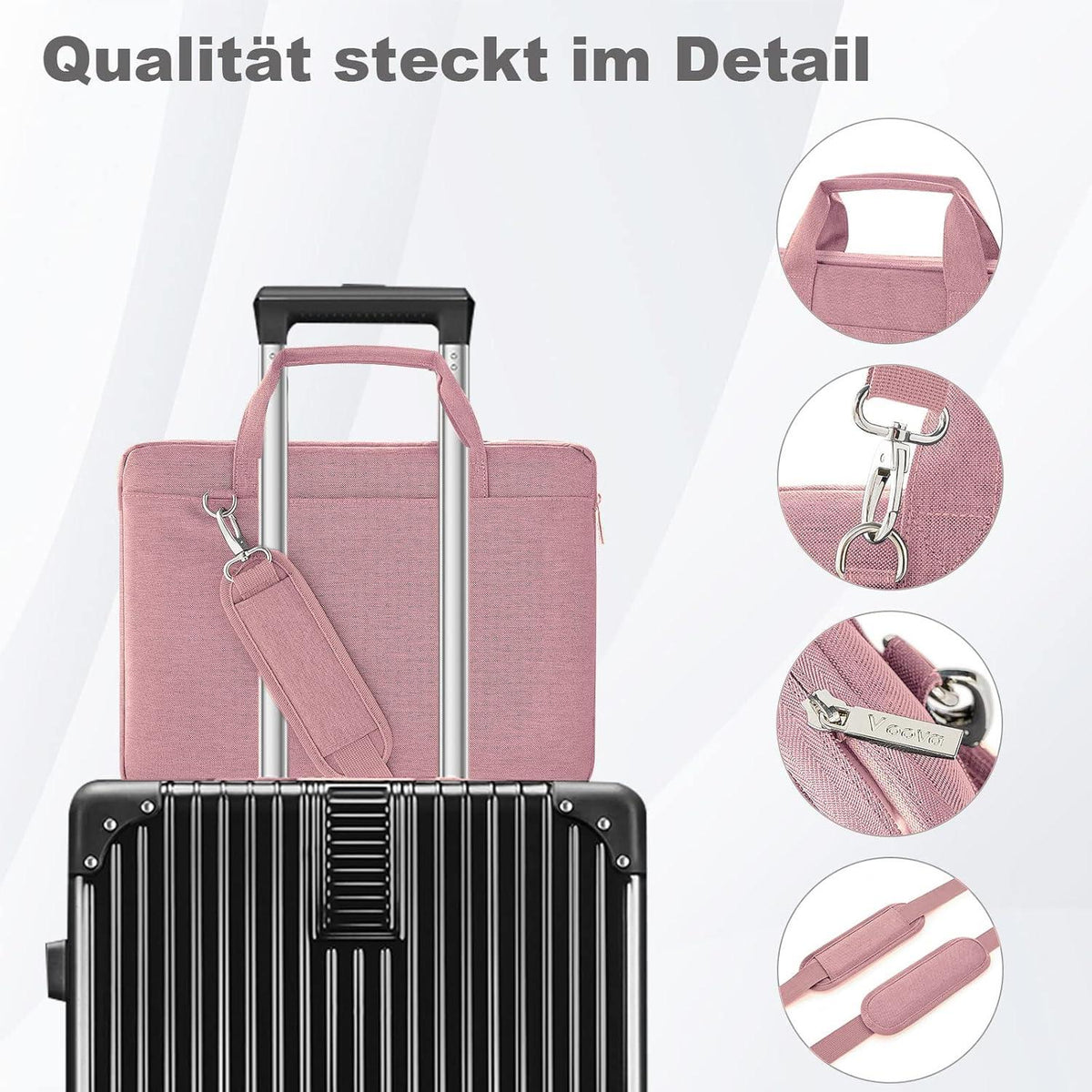 Laptoptasche 360°Schutz 15,6 17,3 Zoll Wasserdicht Stoßfest