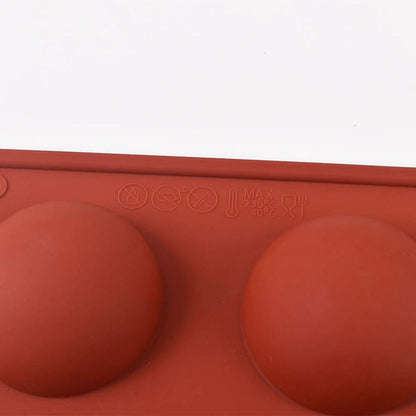 Silikonform Halbkugel 8-Loch – 3er Set für Schokolade & Kuchen