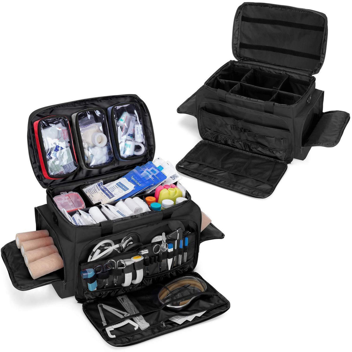 Trunab Notfalltasche leer mit Trennwänden & rutschfestem Boden