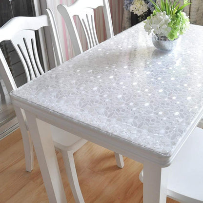 PVC Tischdecke wasserdicht 90x200cm - Tischfolie für Küche & Co.