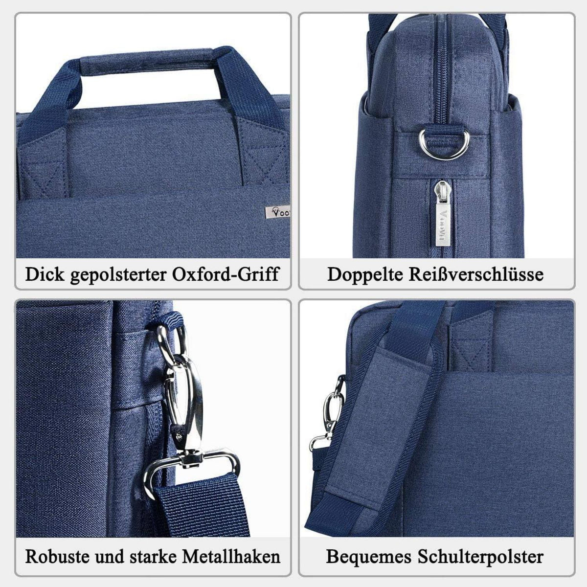 Laptoptasche für 17-17,4 Zoll Laptop, 30% mehr