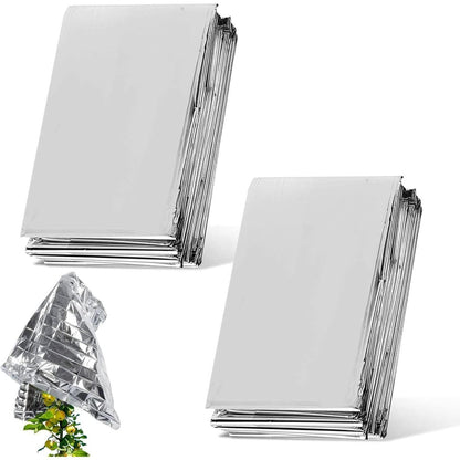 2er Set PETP-Folie Gewächshaus Reflektierende Abdeckung
