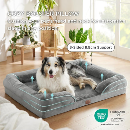 Orthopädisches Hundebett Hundesofa 106x80 cm waschbar