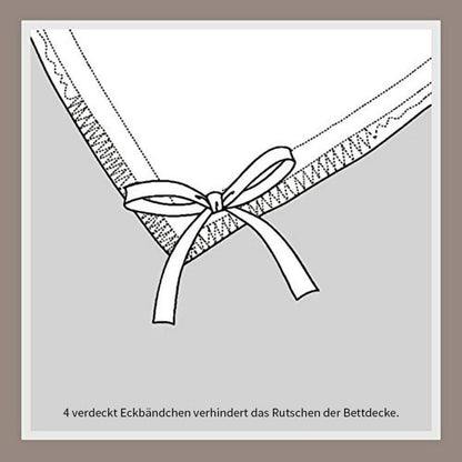 Satin Bettwäsche Set 200x200cm Weiß – Luxus & Glanz