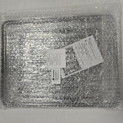 Edelstahl Backblech Set 2 Stück 22.9 x 17.8 x 2.5 cm Spülmaschinenfest