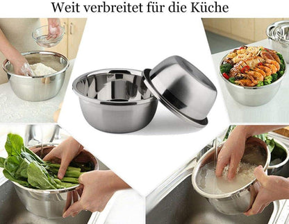 Edelstahl Schüssel Multifunktional Rührschüssel