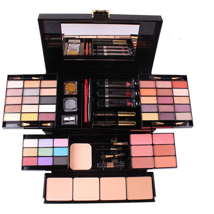 54-teiliges Make-up Set – Schminkkoffer für Gesicht, Augen & Lippen