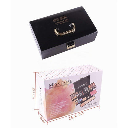 54-teiliges Make-up Set – Schminkkoffer für Gesicht, Augen & Lippen