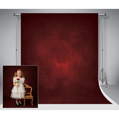 Fotohintergrund 2.5x2.5m Rot Schwarz Farbverlauf Samt Textur