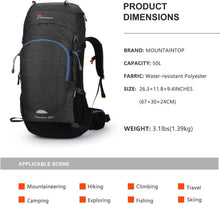 Trekkingrucksack 50L Wanderrucksack Herren Damen Outdoor