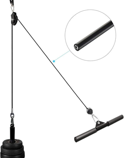 LFJ Gym Kabel für Latzug Fitnessgerät Stahlseil 1,5m 100kg Tragfähigkeit