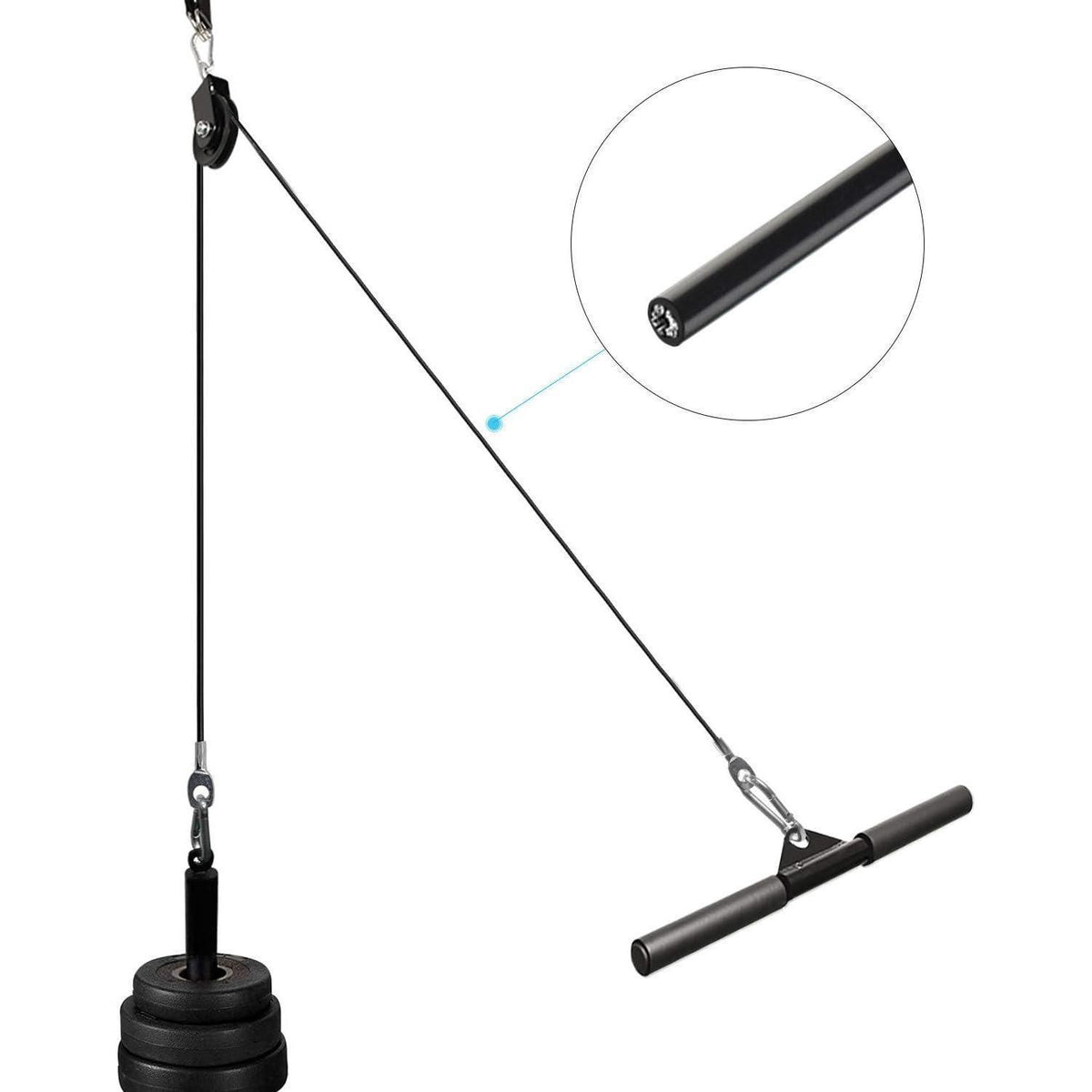 Fitness Stahlseil für Latzug & Kraftstation, 3m