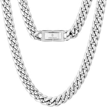 Panzerkette Herren Halskette Gold Silber Cuban Link Kette 10/12/14mm